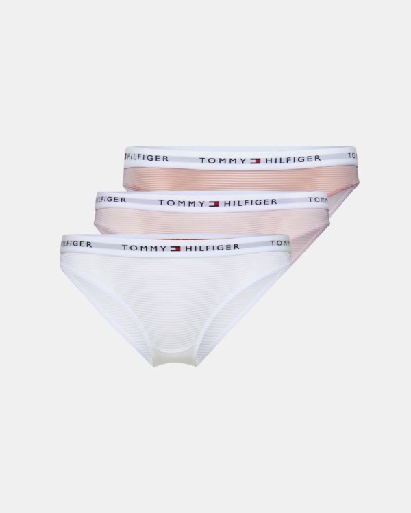 Cuecas Mulher TOMMY HILFIGER Rosa UW0UW05530VF 3 PACK MESH BIKINI