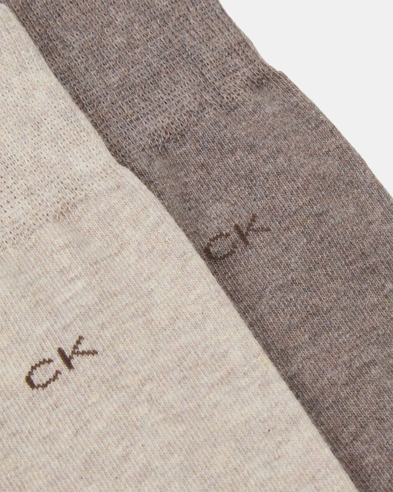  Calcetines Hombre CALVIN KLEIN Marrón 701218631