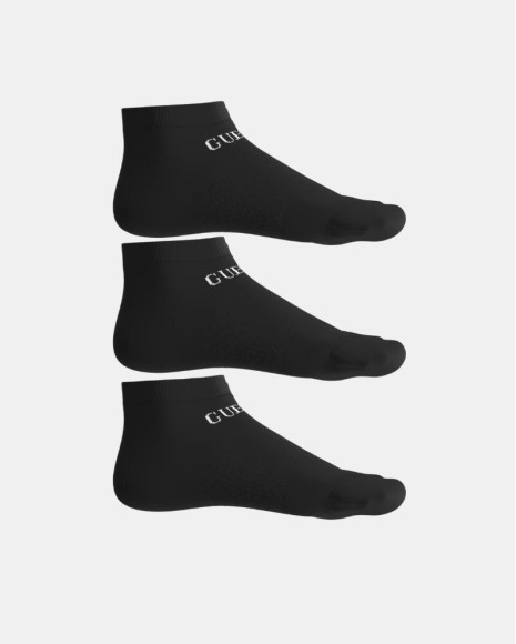 Meias Homem GUESS Pretas U4YG50 Z3F60 SNEAKER SOCKS 3 PACK