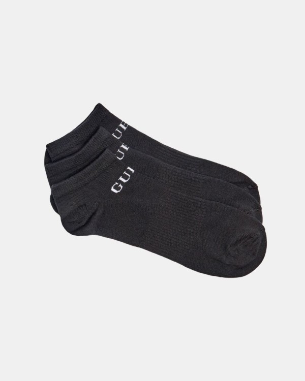 Meias Homem GUESS Pretas U4YG50 Z3F60 SNEAKER SOCKS 3 PACK