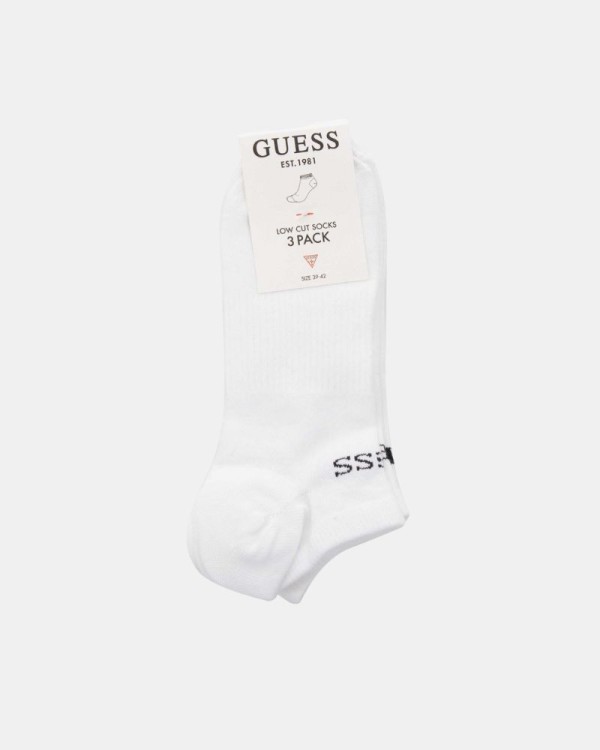Meias Baixas Homem GUESS Branco U4YG50 Z3F60 SNEAKER SOCKS 3 PACK