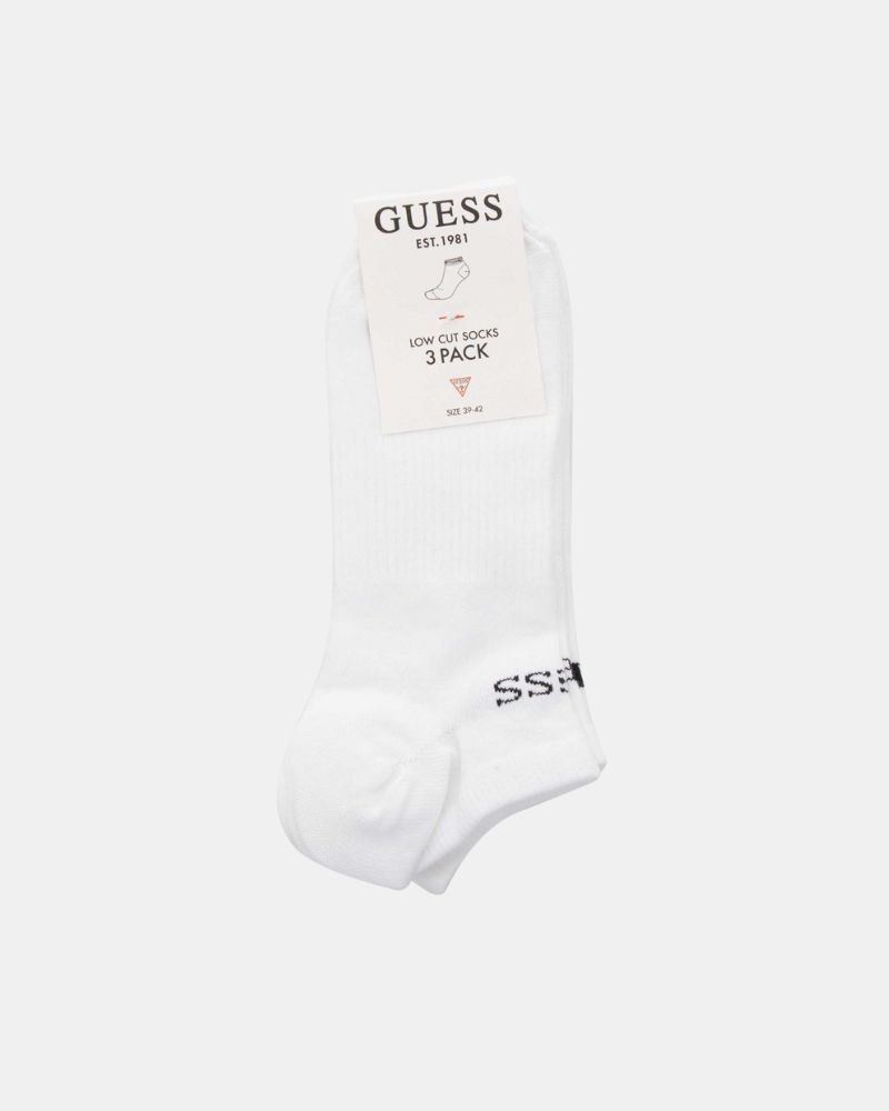 Meias Baixas Homem GUESS Branco U4YG50 Z3F60 SNEAKER SOCKS 3 PACK