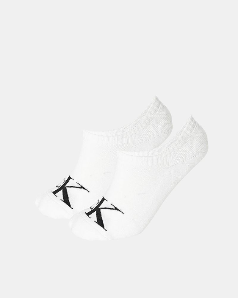 Meias Curtas Calvin Klein Homem Branco 701228809