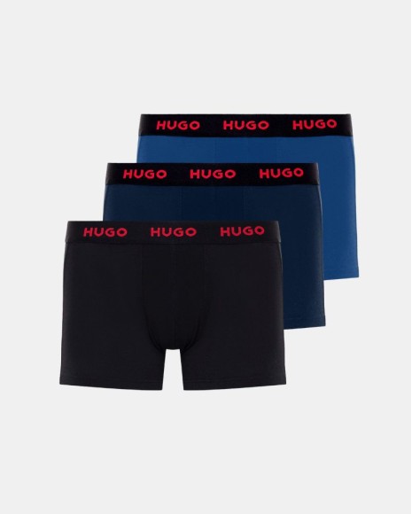  Ropa interior Boxer Hombre HUGO Azul 50469766 TRUNK TRIPLET PACK