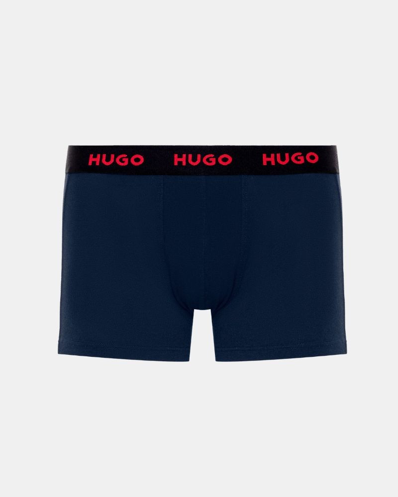 Cuecas Boxer Hombre HUGO Azul 50469766 TRUNK TRIPLET PACK