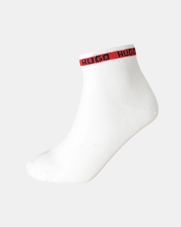  Calcetines Altos Hombre HUGO Blanco 50516390 2P SH TAPE CC