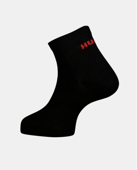 Meias Homem HUGO Preto 50516396 2P SH LOGO CC