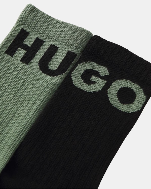 Meias Altas Homem HUGO Multicolor 50531517 3P QS ICONIC