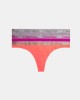  Ropa interior Mujer CALVIN KLEIN Multicolor 000QD3560EI2L 3P THONG