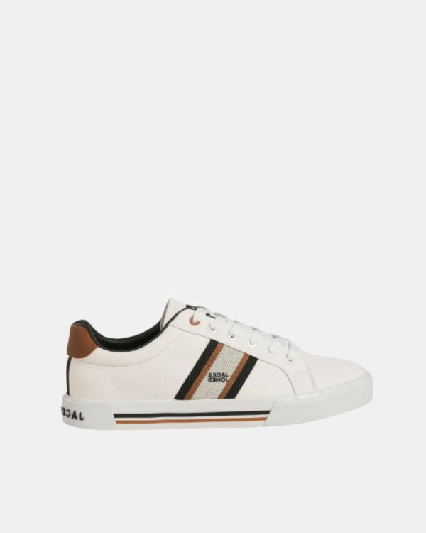 Zapatillas Bajas Hombre JACK AND JONES Blanco 12229016 GORGON
