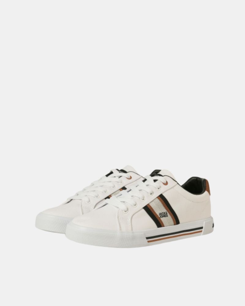 Sapatilhas Baixas Homem JACK AND JONES Branco 12229016 GORGON