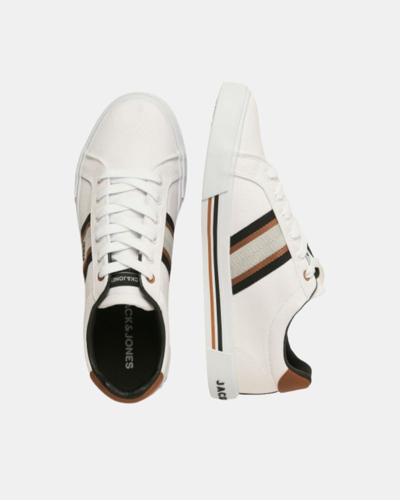 Zapatillas Bajas Hombre JACK AND JONES Blanco 12229016 GORGON