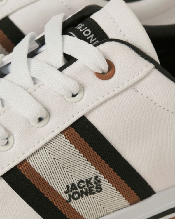 Zapatillas Bajas Hombre JACK AND JONES Blanco 12229016 GORGON