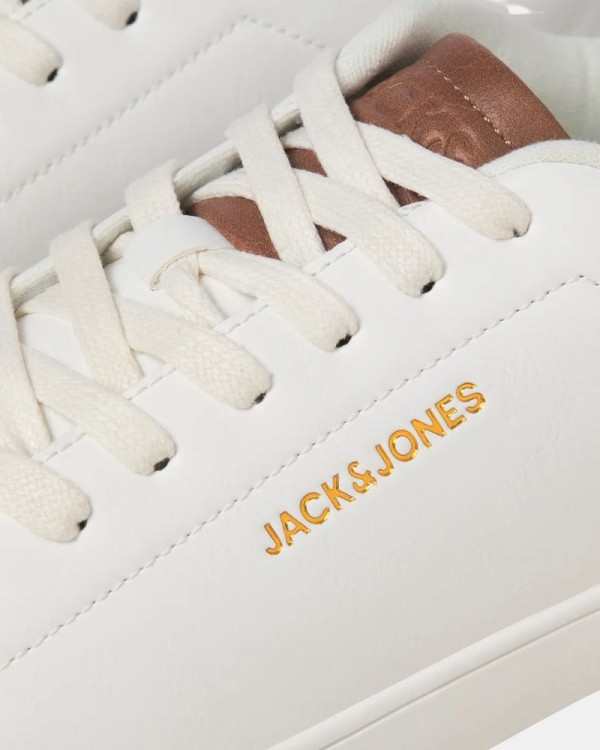Sapatilhas Baixas Homem JACK AND JONES Branco 12203642 BOSLEY