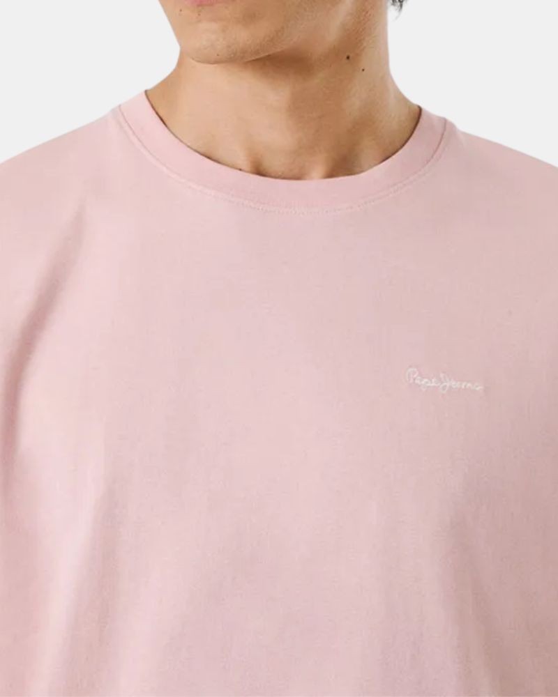 Camisetas Manga corta Hombre PEPE JEANS Rosa PM509741 CONTRAST CONNO