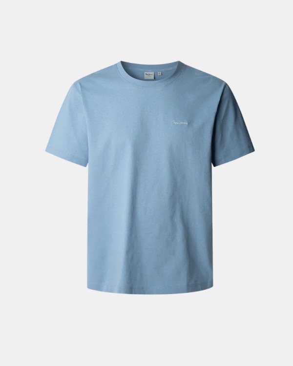 T-shirts Manga curta Homem PEPE JEANS Azul PM509741 CONTRAST CONNO