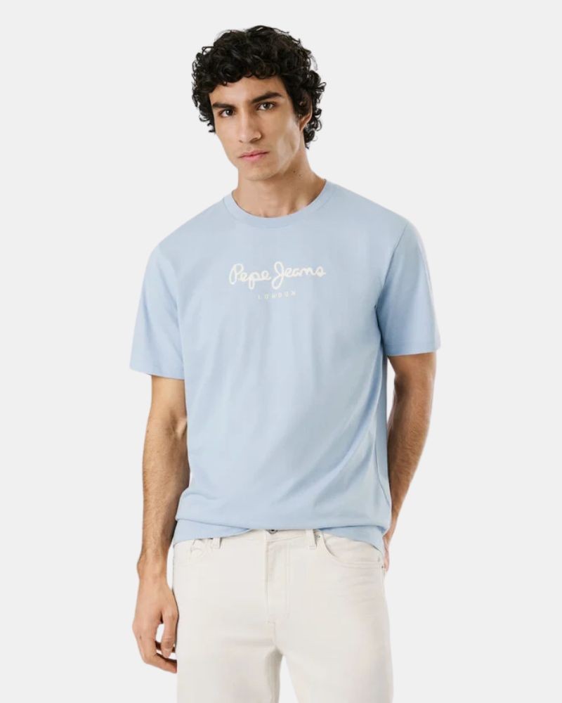 T-shirts Manga curta Homem PEPE JEANS Azul PM509979 EGGO N