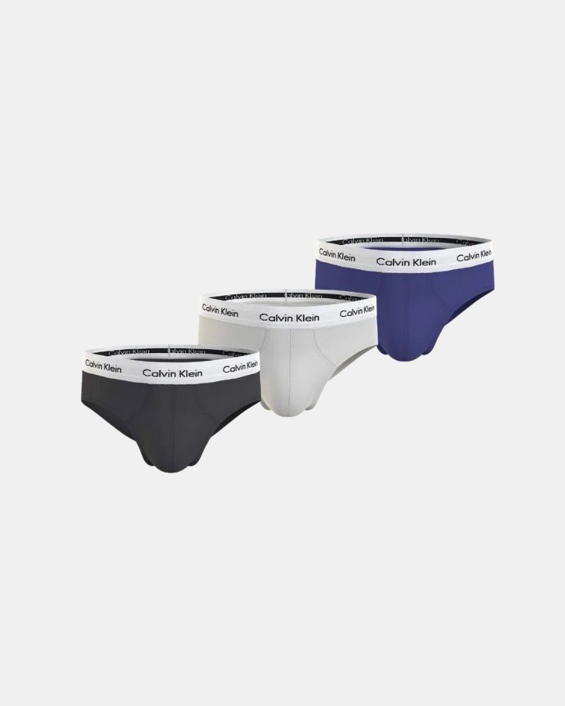 Roupa Interior Homem CALVIN KLEIN Multicolor 0000U2661GH4U HIP BRIEF 3PK