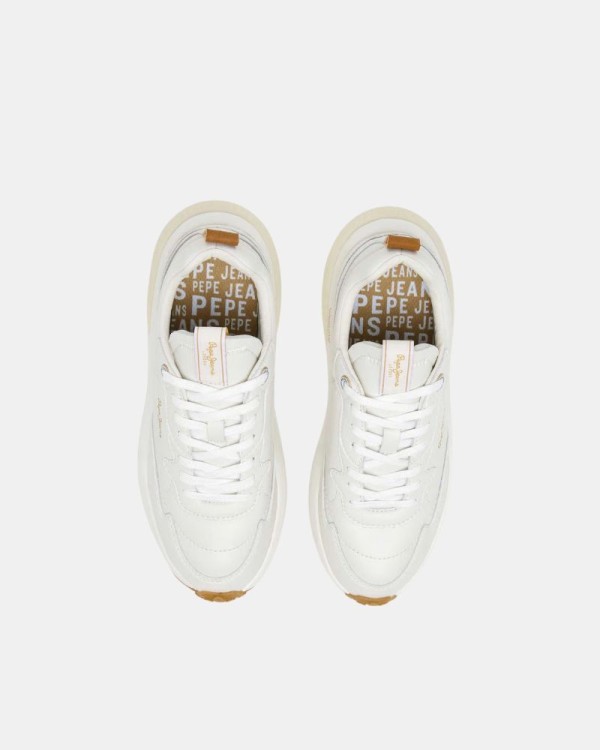 Sapatilhas Baixas Mulher PEPE JEANS Branco PLS60014 WINSLOW ACTION W