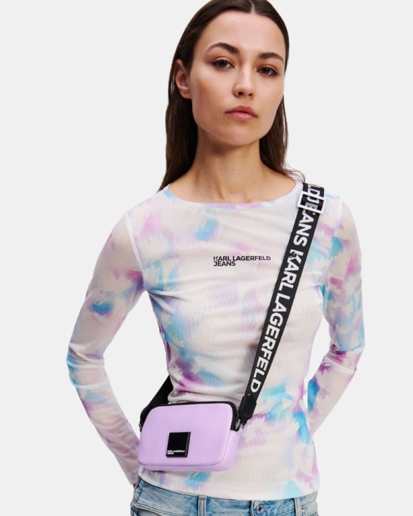 Bolsas Bandoleira Mulher Karl Lagerfeld Roxo A3W30204
