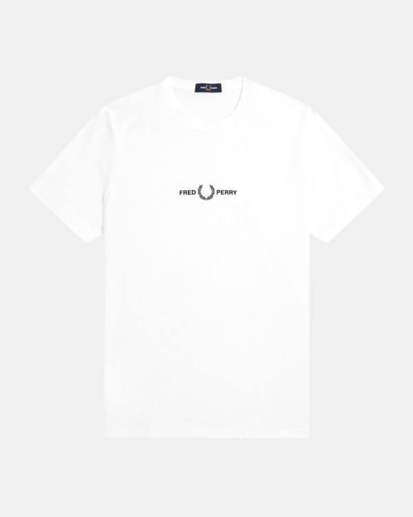 T-shirts Manga curta Homem FRED PERRY Branco M4580