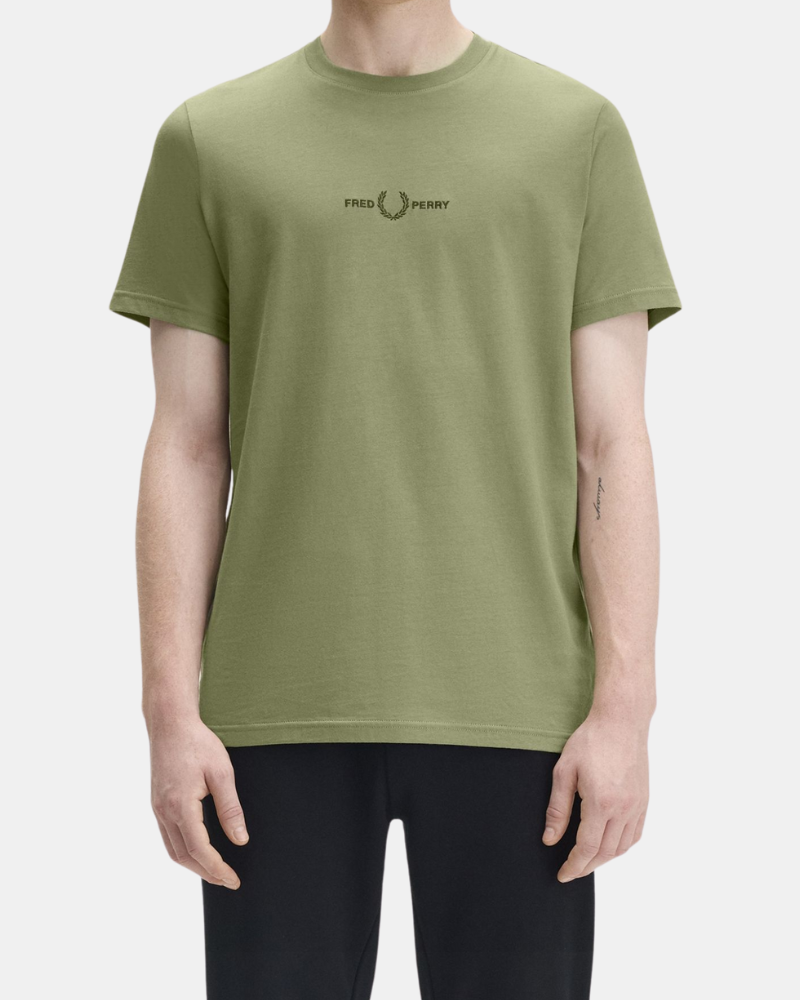  Camisetas Manga corta Hombre FRED PERRY Verde M4580