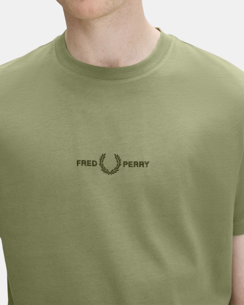  Camisetas Manga corta Hombre FRED PERRY Verde M4580