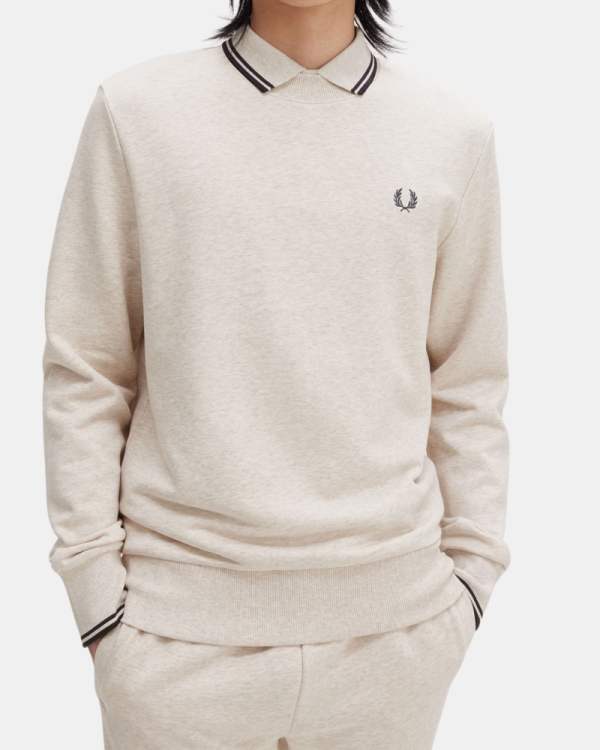  Sudaderas Sin capucha Hombre FRED PERRY Nude M7535