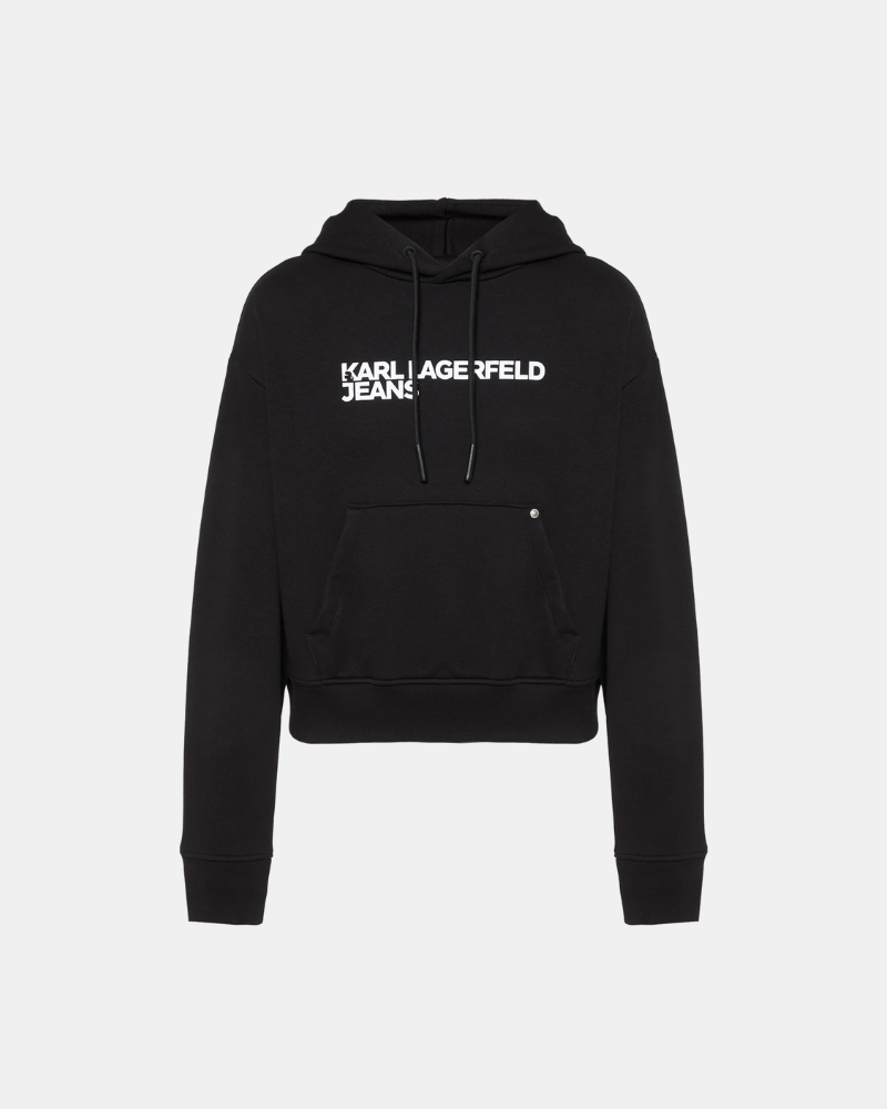 Casacos com Capuz Hoodie Mulher Karl Lagerfeld Negro A2W20053