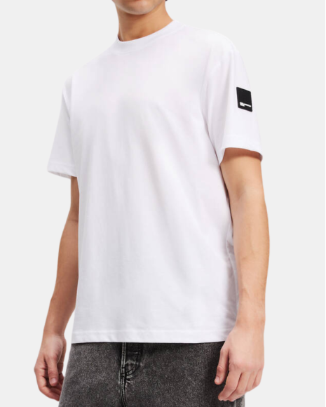 T-shirts Manga curta Homem Karl Lagerfeld Branco A3M17003