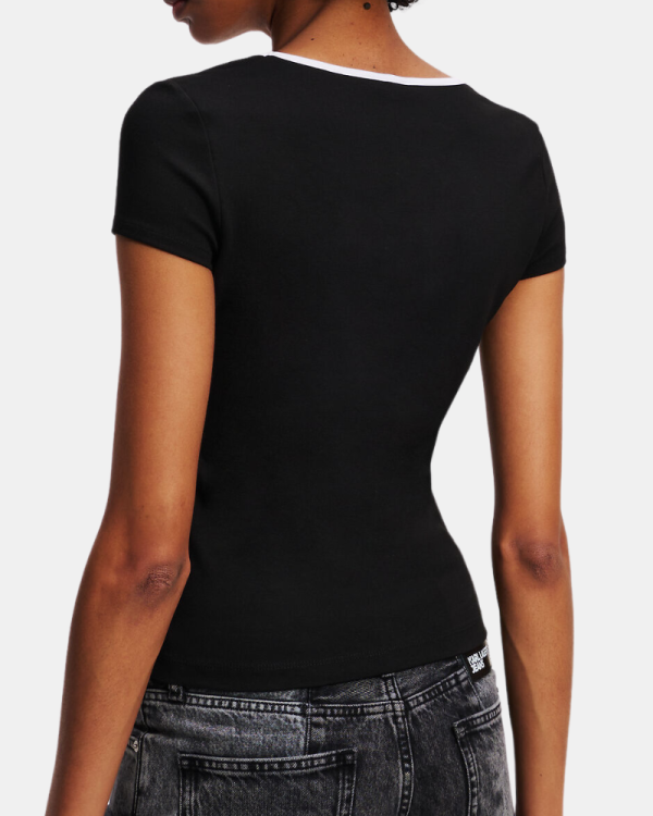 Roupa Interior Manga Curta Mulher Karl Lagerfeld Preto A3W17050
