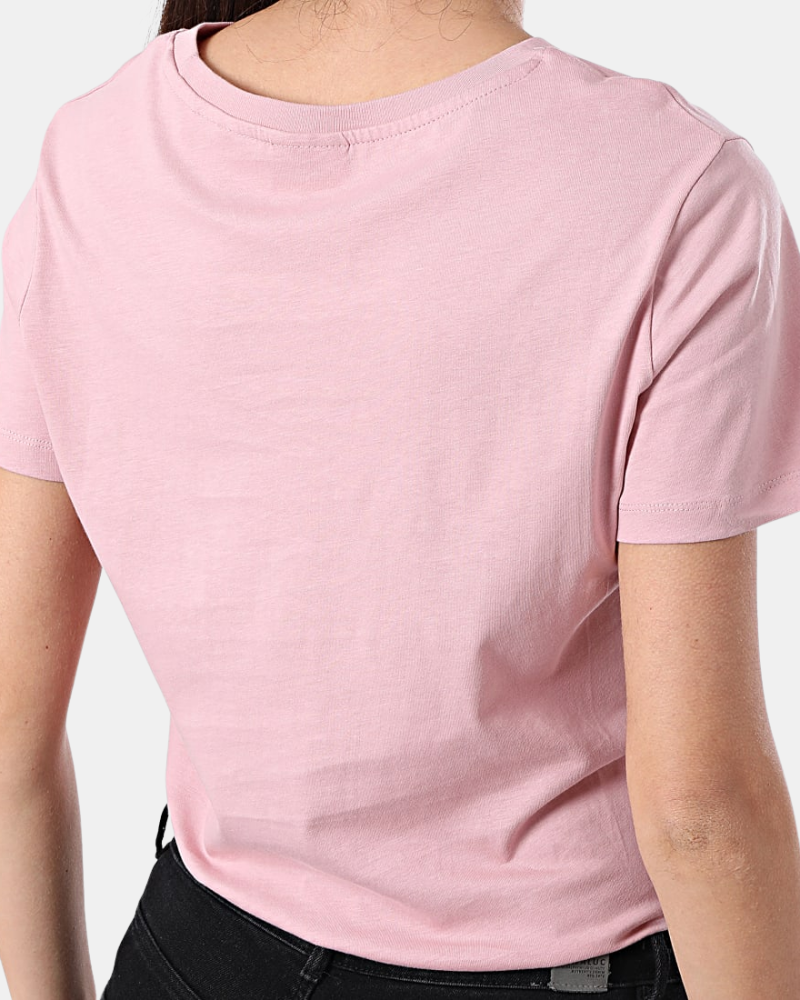 T-shirts Manga curta Mulher GUESS Taupe V2YI07 K8HM0