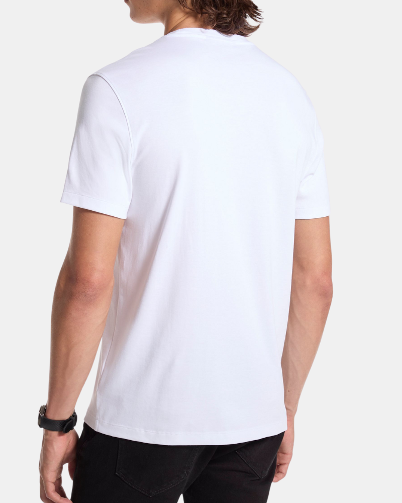T-shirts Manga curta Homem MICHAEL KORS Branco CB95FJ2C93 SLEEK INT MK HEM