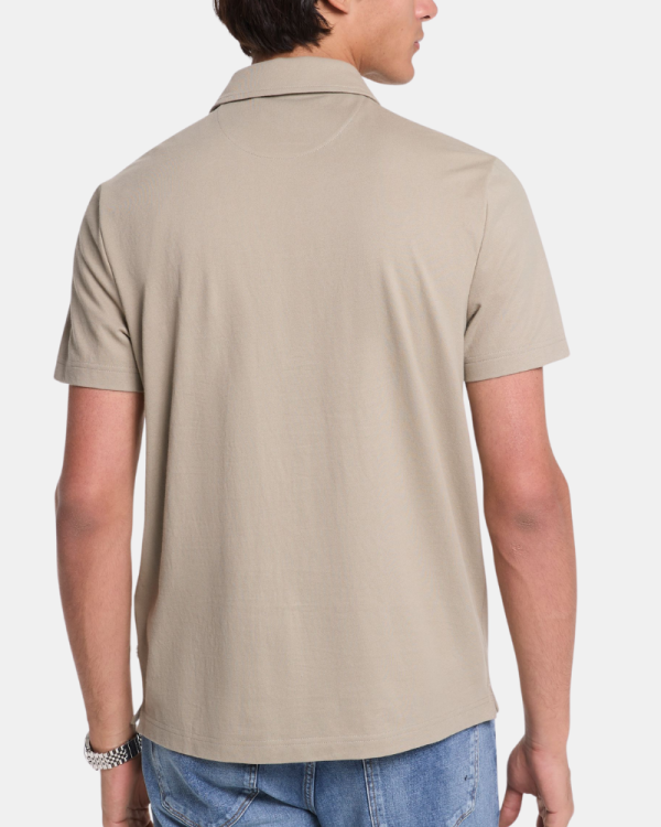  Camisetas Manga corta Hombre MICHAEL KORS Beige CS552HOHFK SLEEK PIQUE SS ZIP