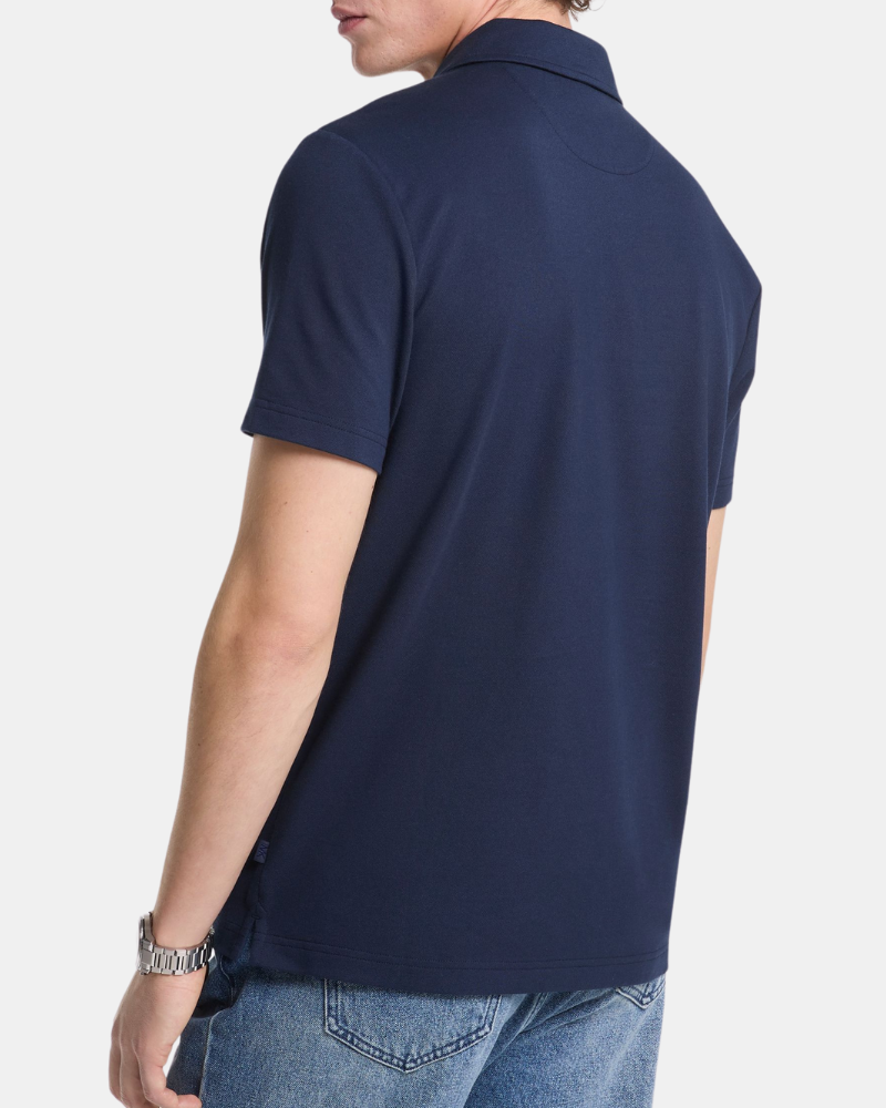 T-shirts Manga curta Homem MICHAEL KORS Azul CS552HOHFK SLEEK PIQUE SS ZIP