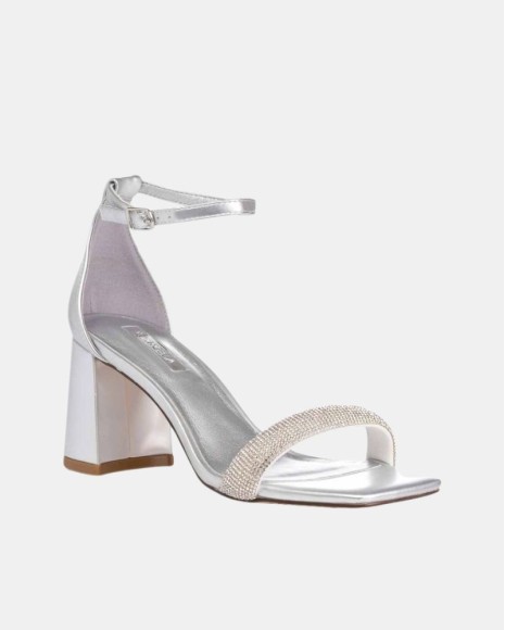  Sandalias Fiesta Mujer  Plata DWS23241