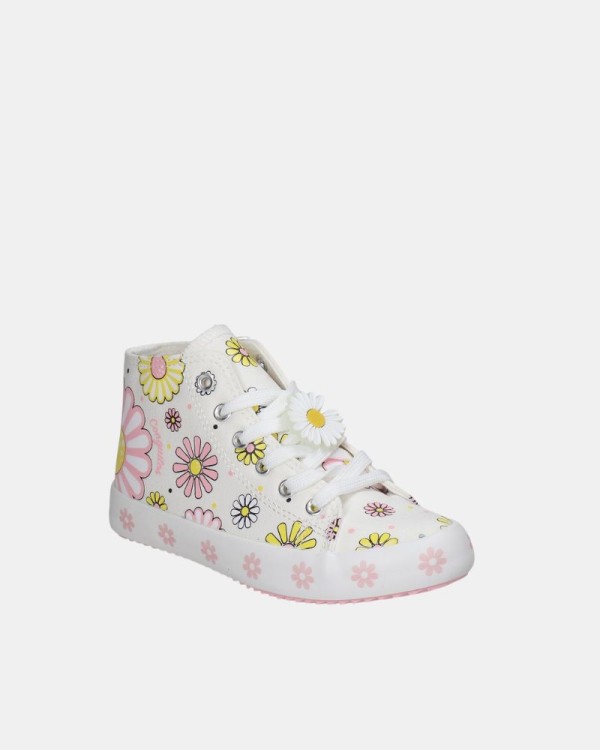 Sapatilhas Altas Infantil Conguitos Branco COSH 154017