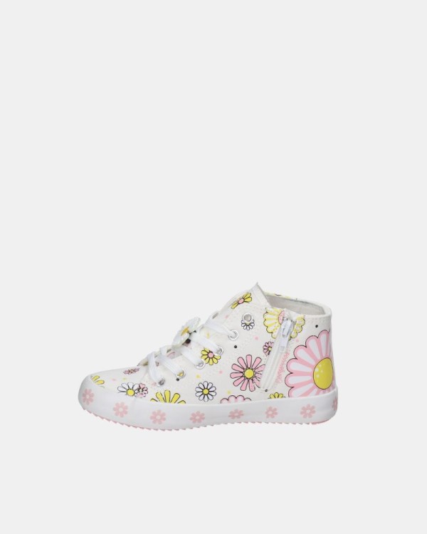 Sapatilhas Altas Infantil Conguitos Branco COSH 154017