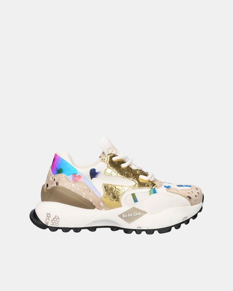 Zapatillas Bajas Mujer EXE Beige D190608 17