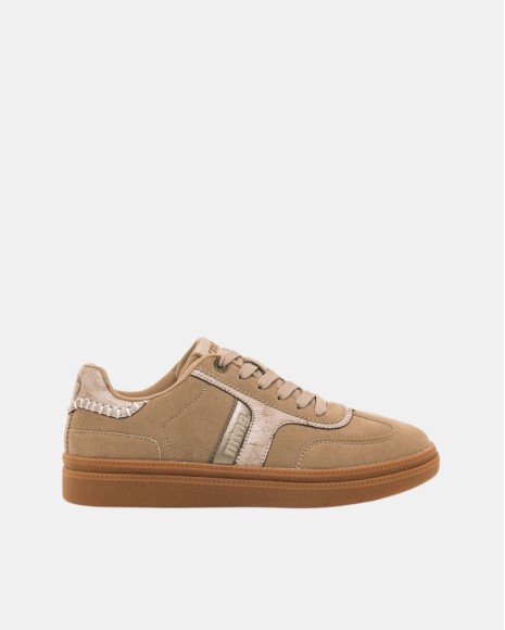 Sapatilhas Baixas Mulher MUSTANG Beige 60859 CUMBIA