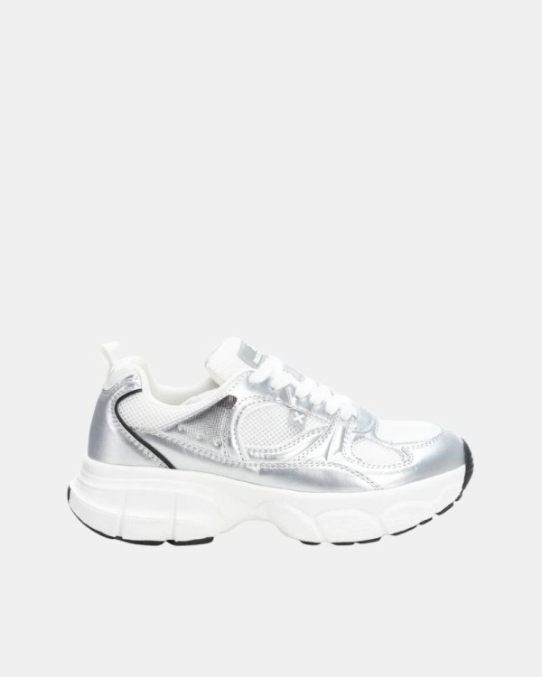 Zapatillas Bajas Mujer XTI Plata 143260