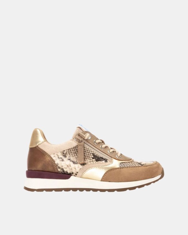 Zapatillas Bajas Mujer REFRESH Beige 172960
