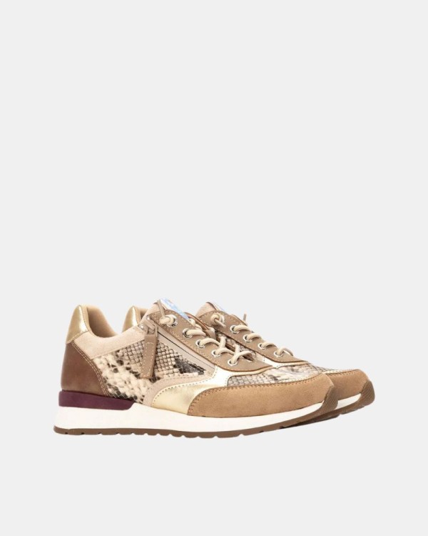 Zapatillas Bajas Mujer REFRESH Beige 172960