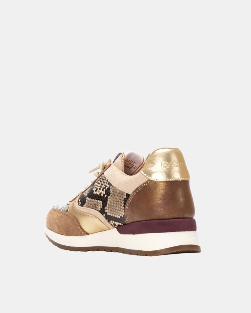 Zapatillas Bajas Mujer REFRESH Beige 172960