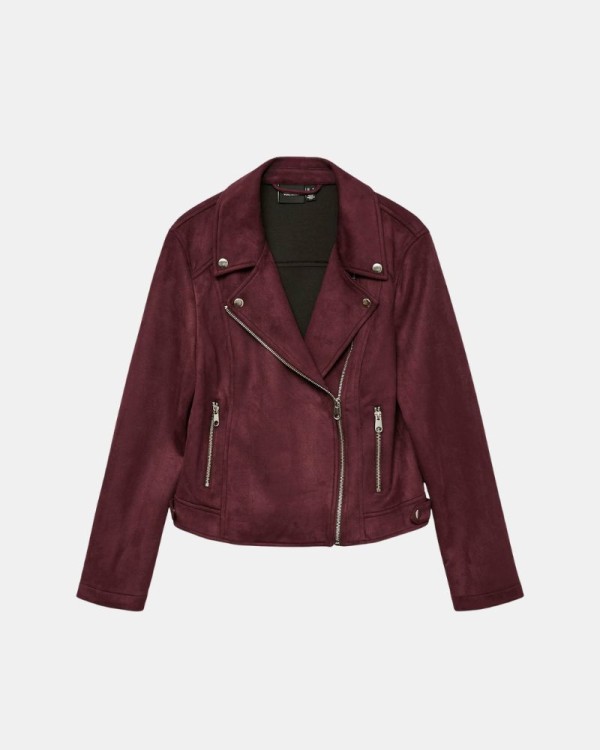  Abrigos Cazadora Mujer VERO MODA Rojo 10300938 JOSE