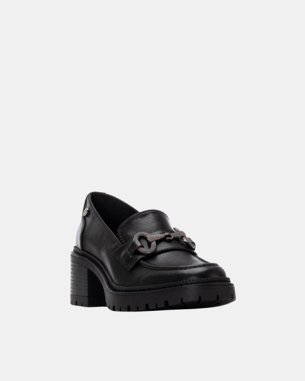  Zapatos Mocasines Mujer XTI Negro 144274