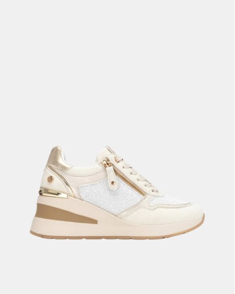Zapatillas Bajas Mujer XTI Beige 144379