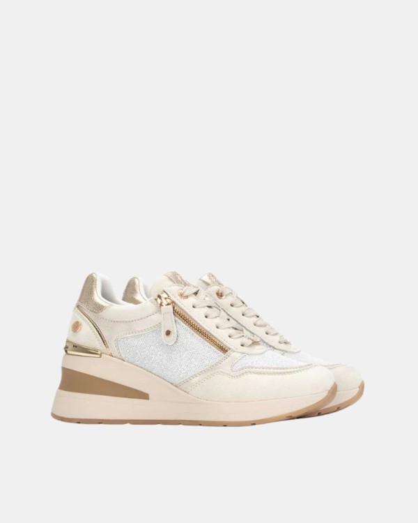 Zapatillas Bajas Mujer XTI Beige 144379