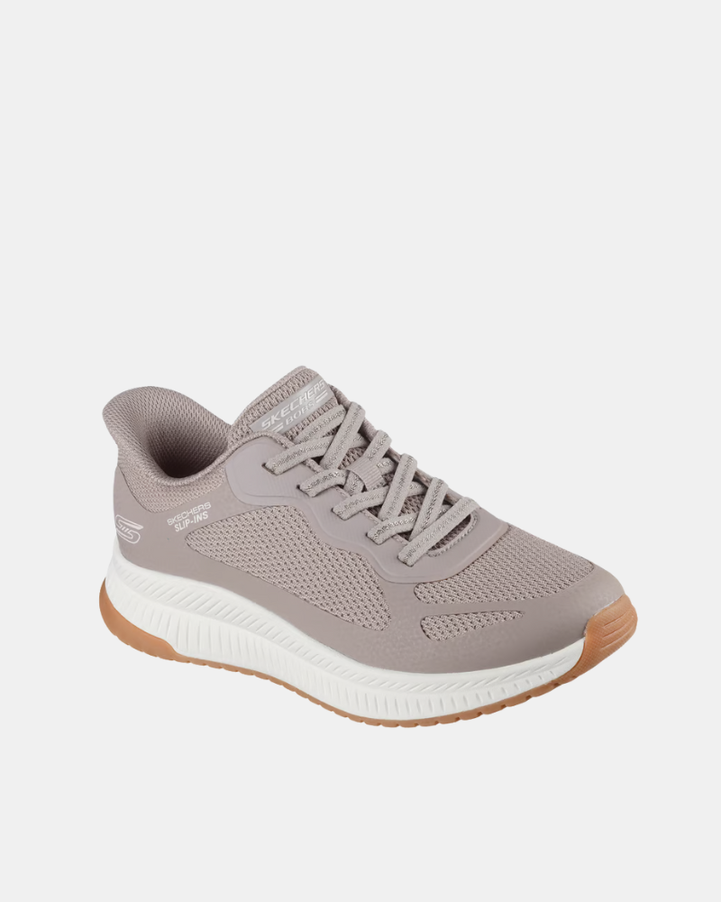 Sapatilhas Fascite Plantar Mulher SKECHERS Taupe 117624 BOBS SQUAD 4