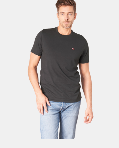 T-shirts Manga curta Homem LEVIS Preto 56605 0009 SS ORIGINAL HM